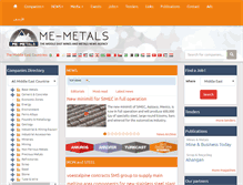 Tablet Screenshot of me-metals.com